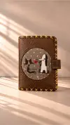 Tilki ve Köpek Desenli Cüzdan