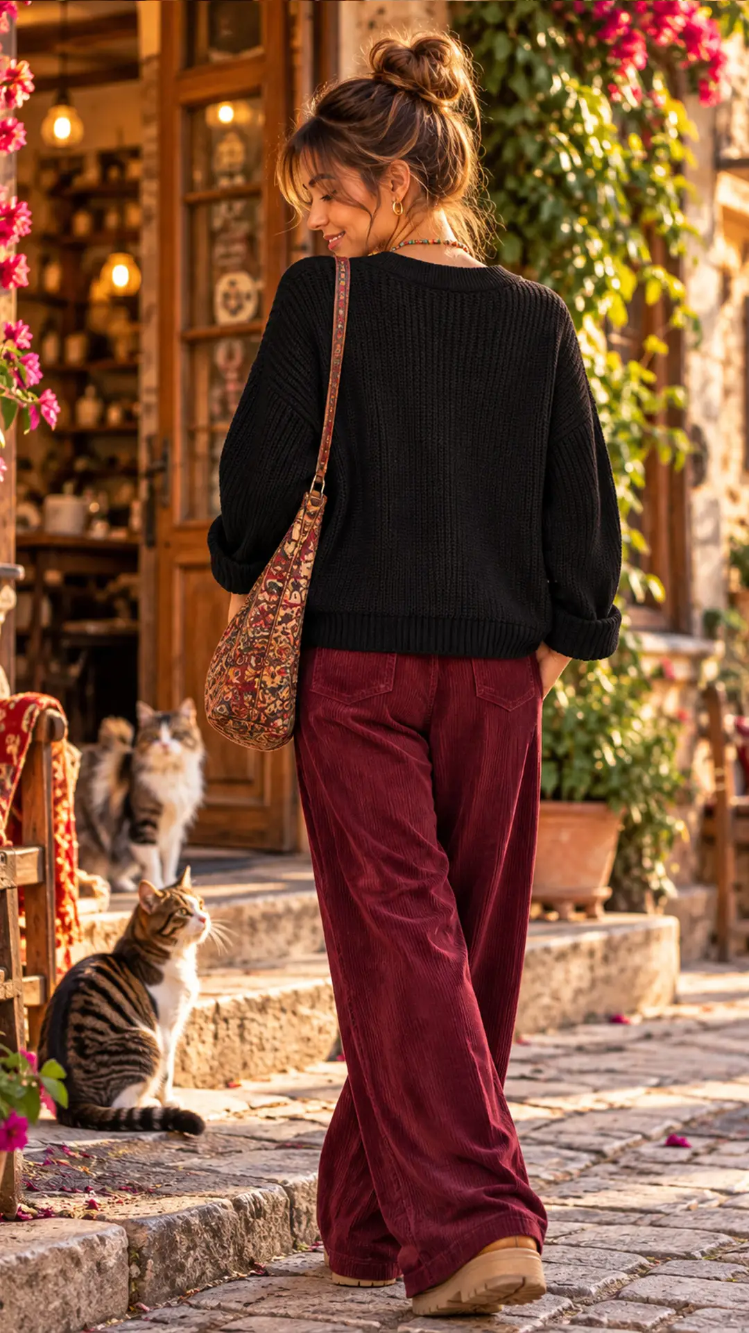 Şaşıkedi Twinscat Hırka
