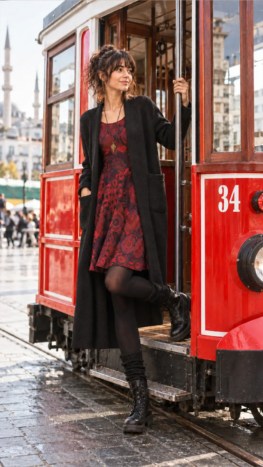Siyah Uzun Ceket