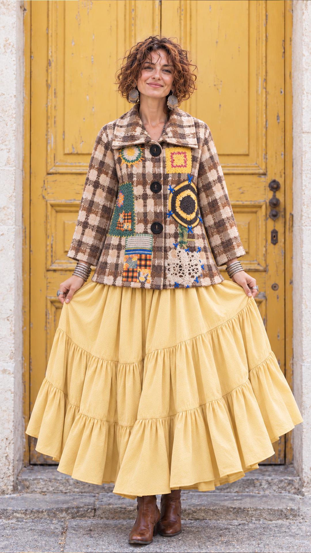 Patchwork Keçe Kaban