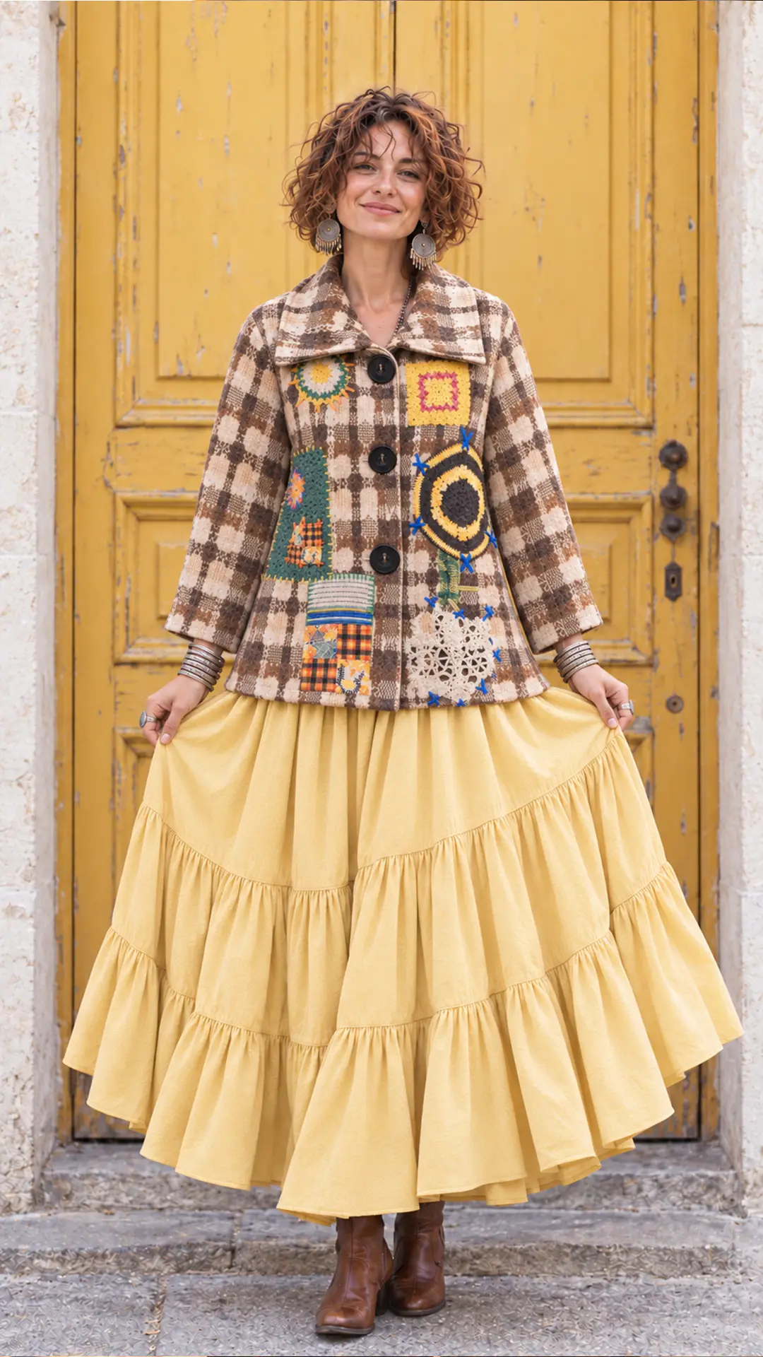 Patchwork Keçe Kaban