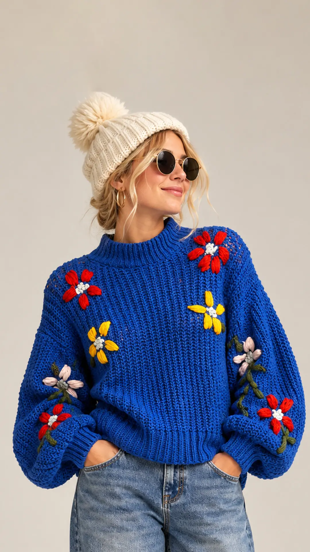 Blue Flower Kazak