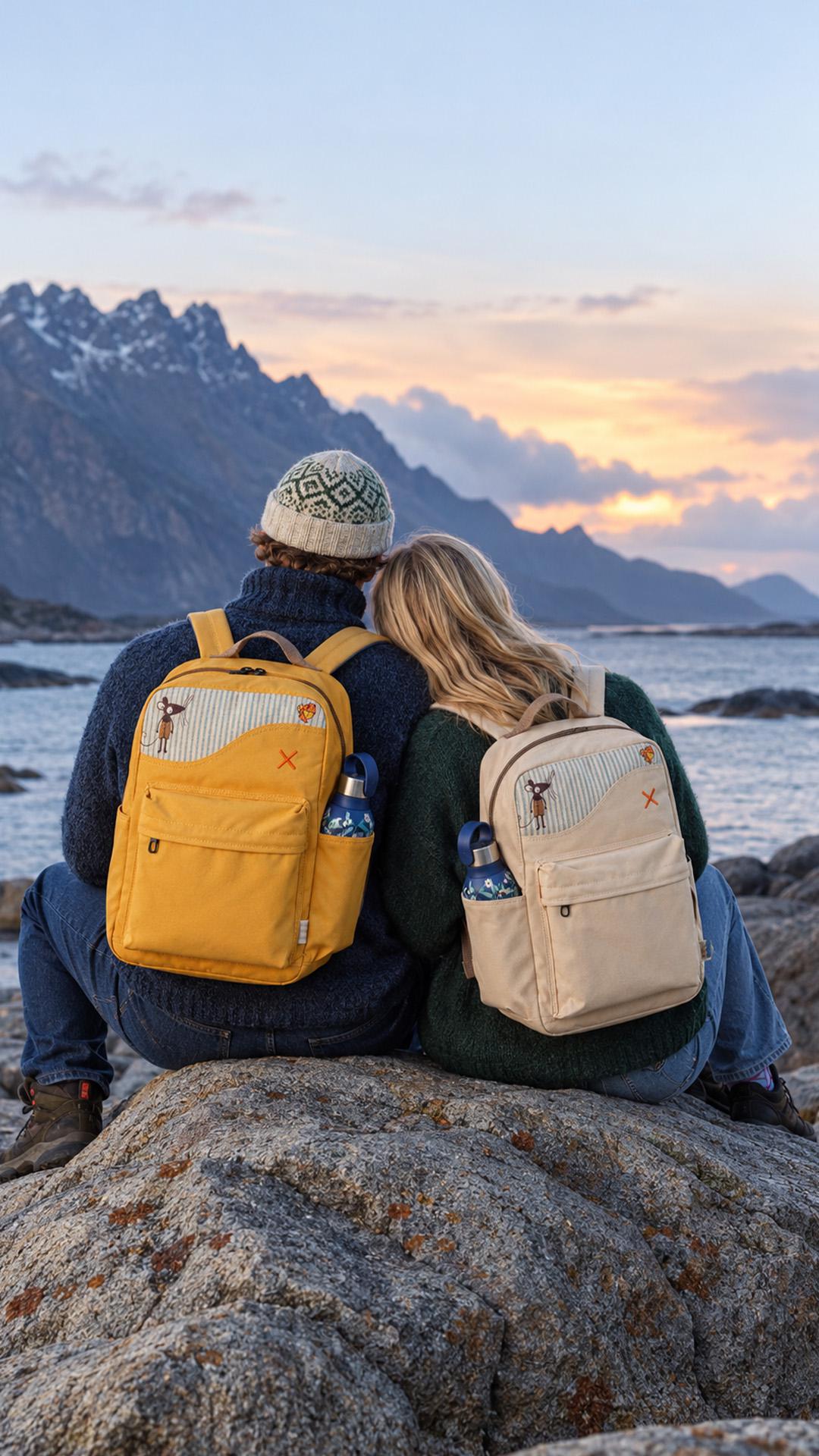 Cream Ratatuy Backpack