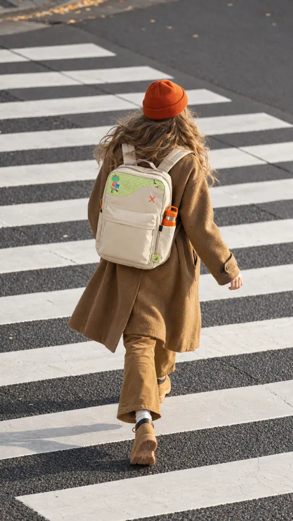 Cream V-Rock Backpack