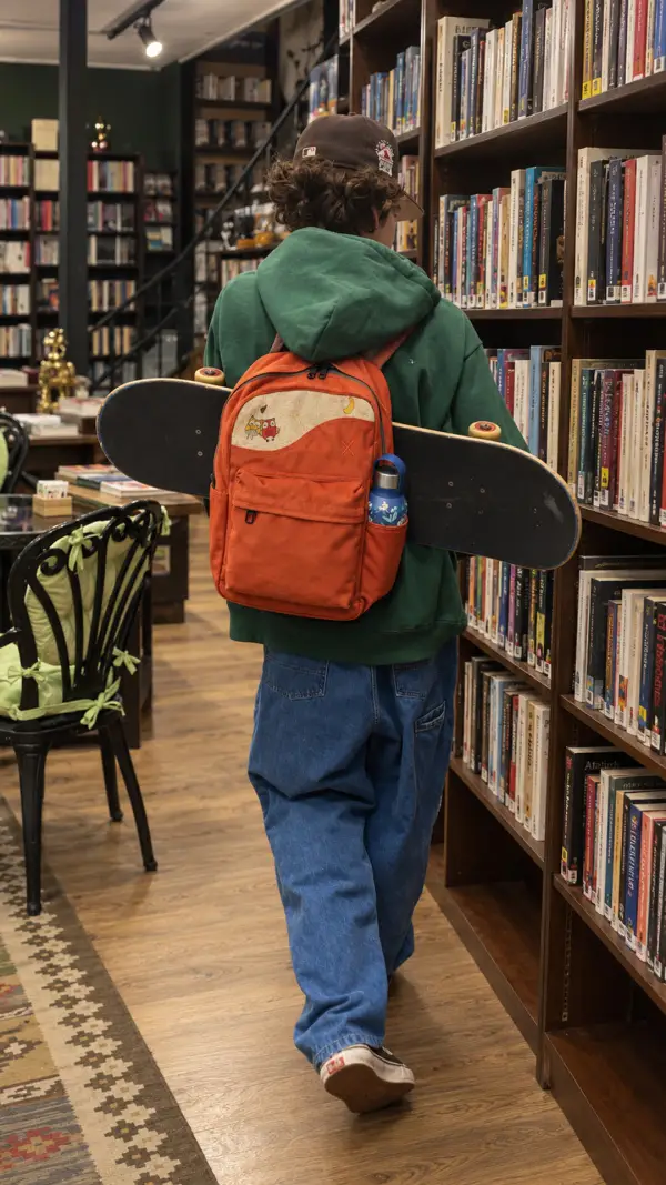 Orange Owls Also Love Backpack