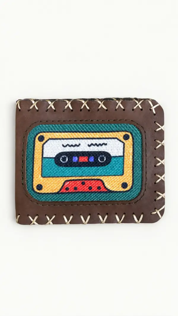 Vintage Tape Kartlık (Koyu Kahve)